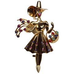 LaCloche Iconic Summer Girl Brooch