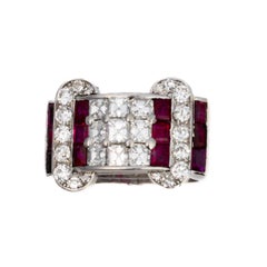 Lacloche Ruby and Diamond Ring