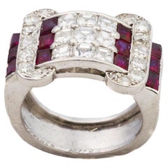 Anello con rubino e diamante LaCloche