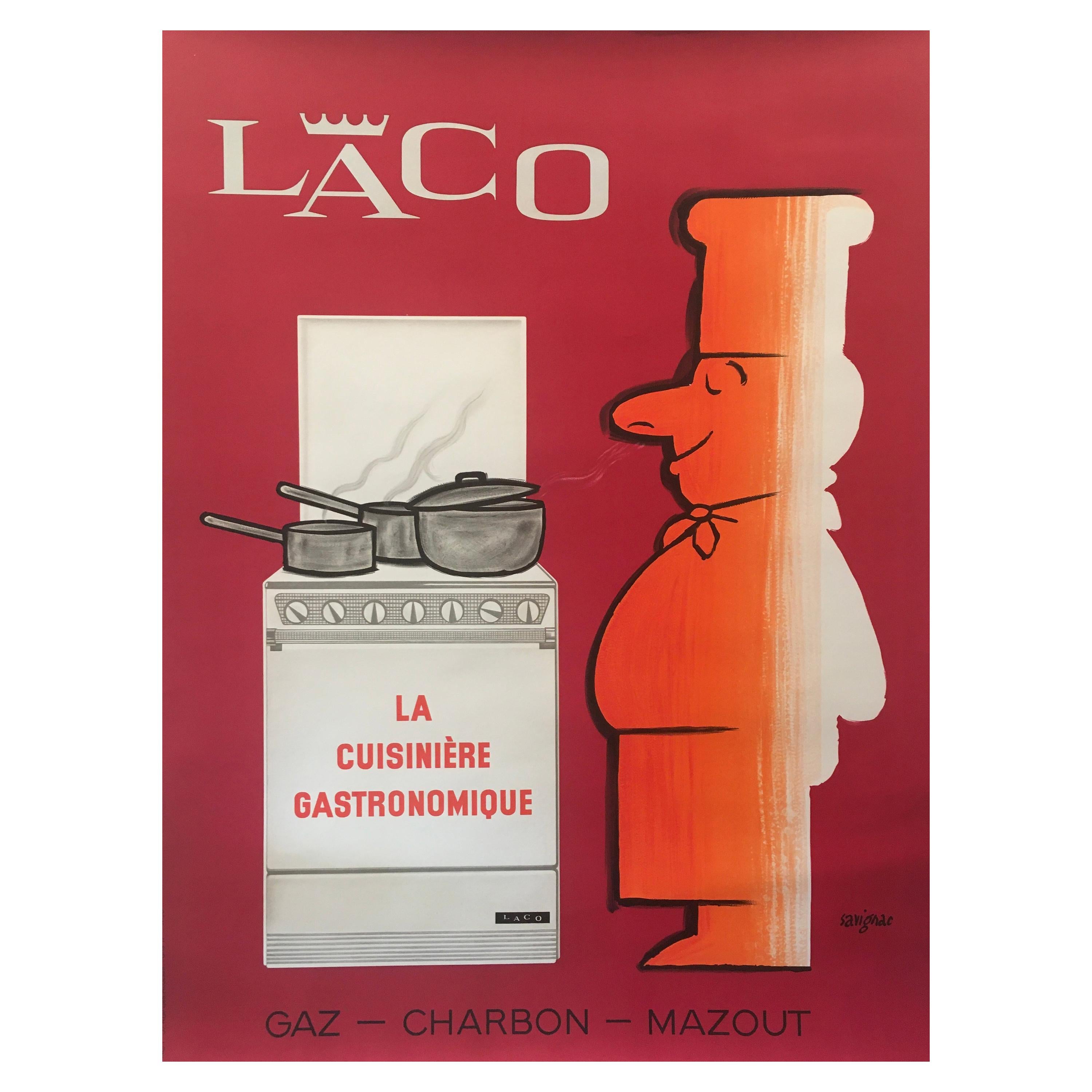 'Laco' by Raymond Savignac, Original Vintage Mid-Century Poster