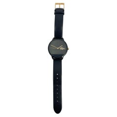 Lacoste All-black Stainless Steel Watch with Glitter