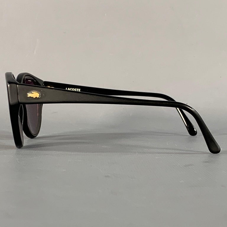 Gold Men's Lacoste Sunglasses Sale LACOSTE Black Gold Acetate