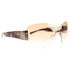 Vintage Lacoste Brown La12639 45mis104 Sunglasses