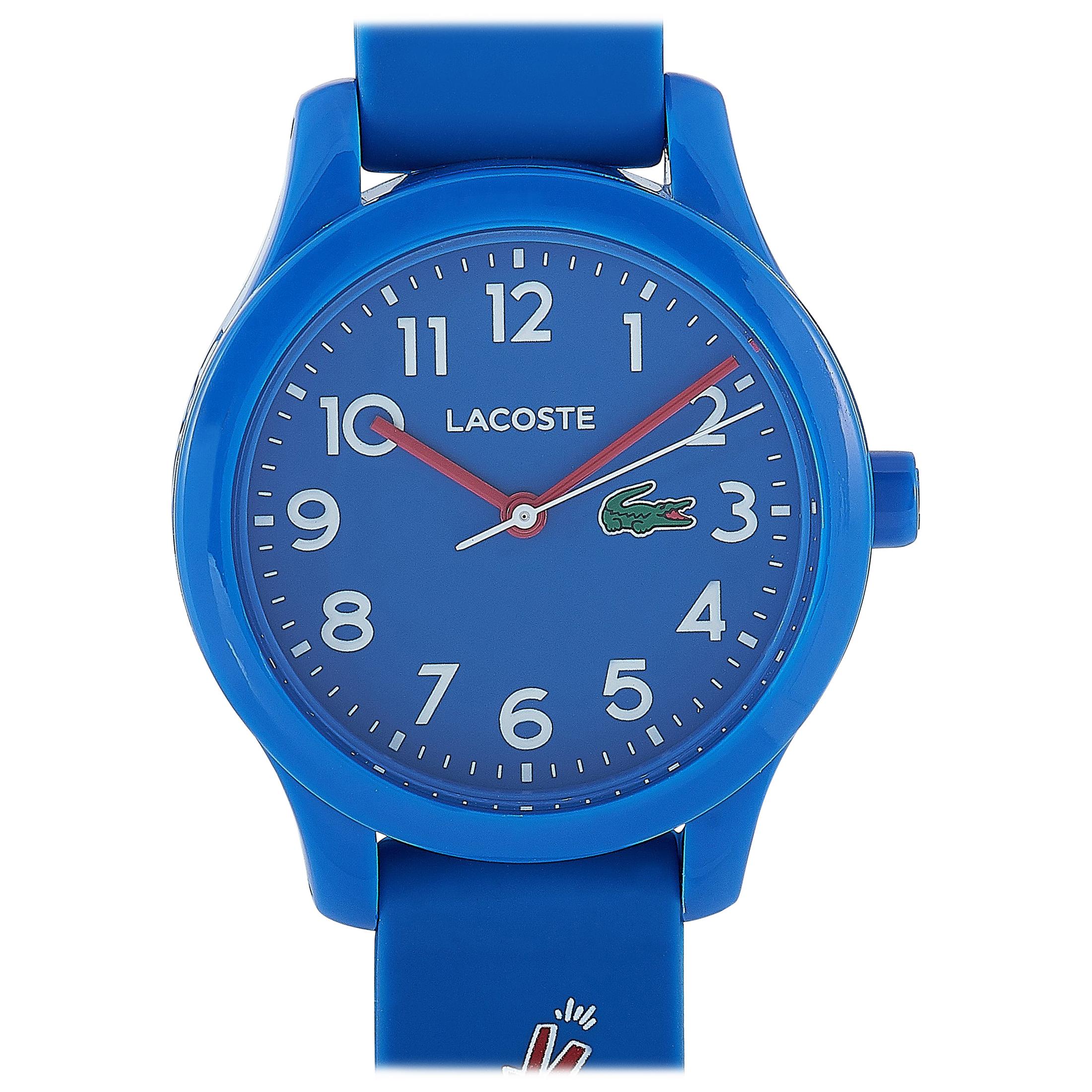 lacoste 12.12 watch blue