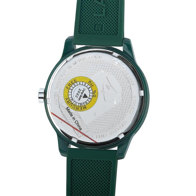 Lacoste Lacoste.12.12 Hawaii Green Montre en acier inoxydable 2011023 Neuf à Southhampton, PA