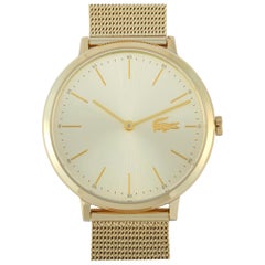 Lacoste Moon Ultra Slim Gold-Toned Stainless Steel Watch 2001000