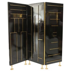 Lacquer & Brass Divider by Frank Kyle