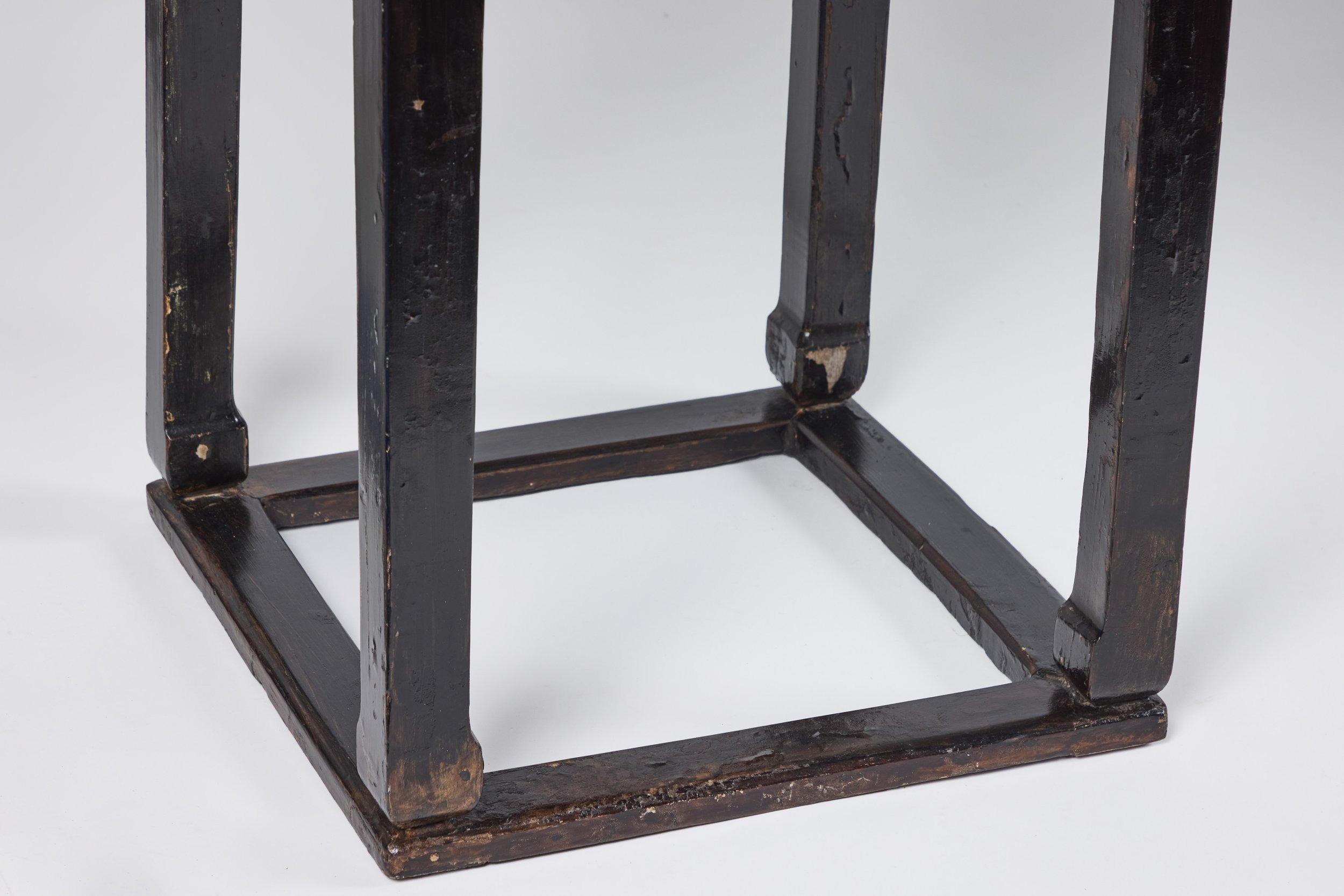 Asian Lacquer Console Table For Sale
