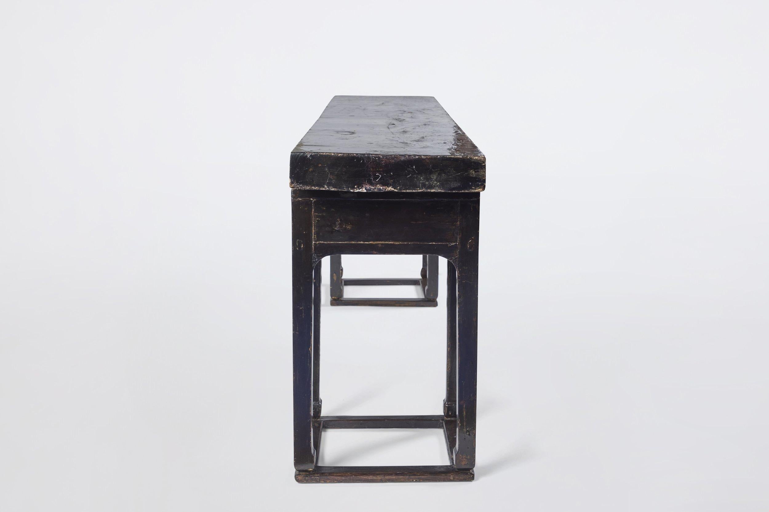 Lacquer Console Table For Sale 2