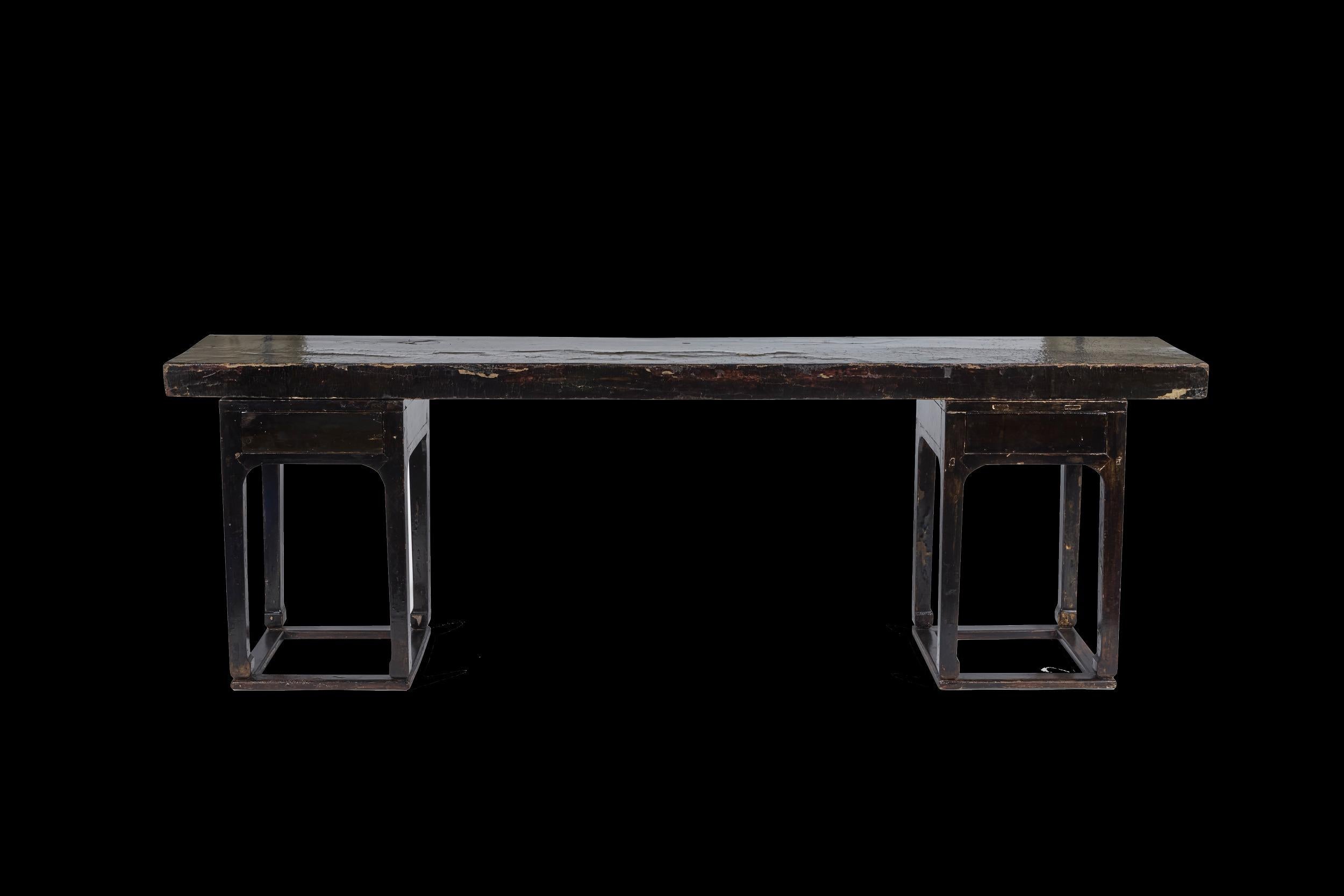 Lacquer Console Table For Sale 3