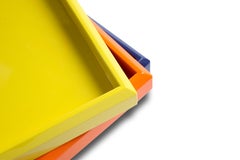 Lacquer Nesting Trays Customized Different Colors