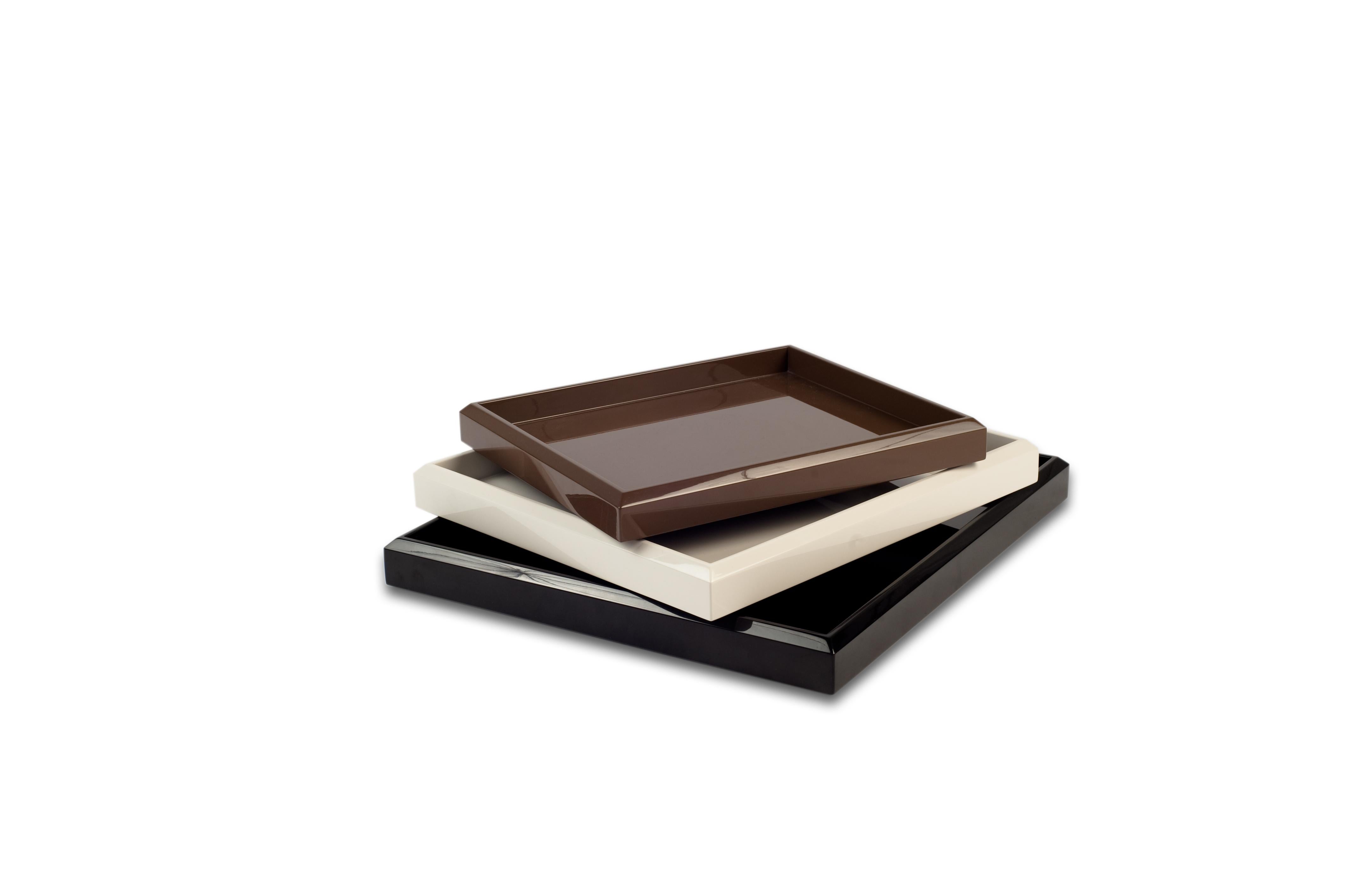 American Lacquer Nesting Trays Customized Different Colors For Sale