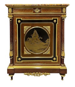 Mueble auxiliar lacado según Beurdeley, 1890