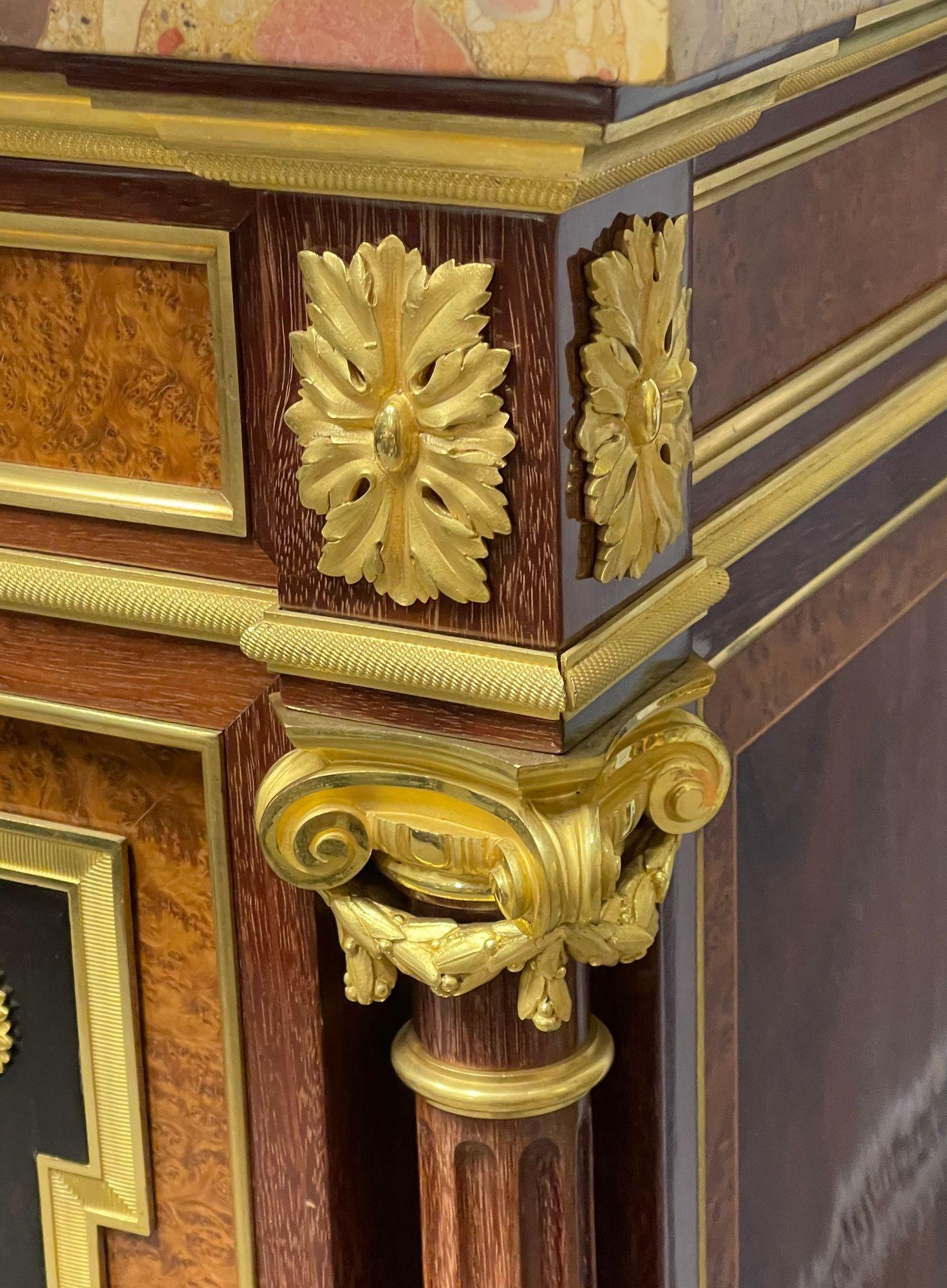 Lacquer side cabinet after Beurdeley, 1890 In Good Condition For Sale In Brighton, Sussex