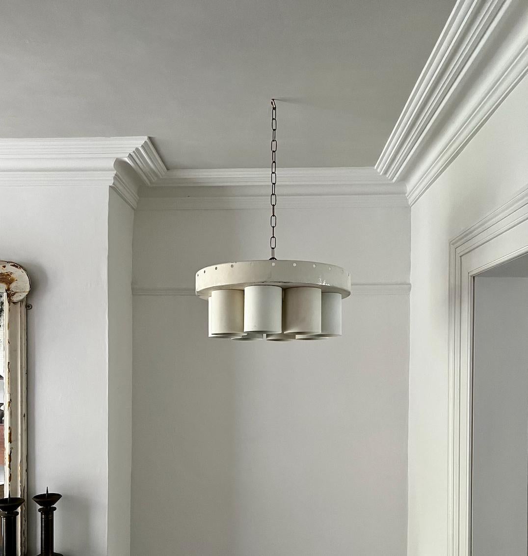 20ième siècle Lampe encastrée ou suspension en aluminium laqué par Hans Agne Jakobsson, Suède en vente