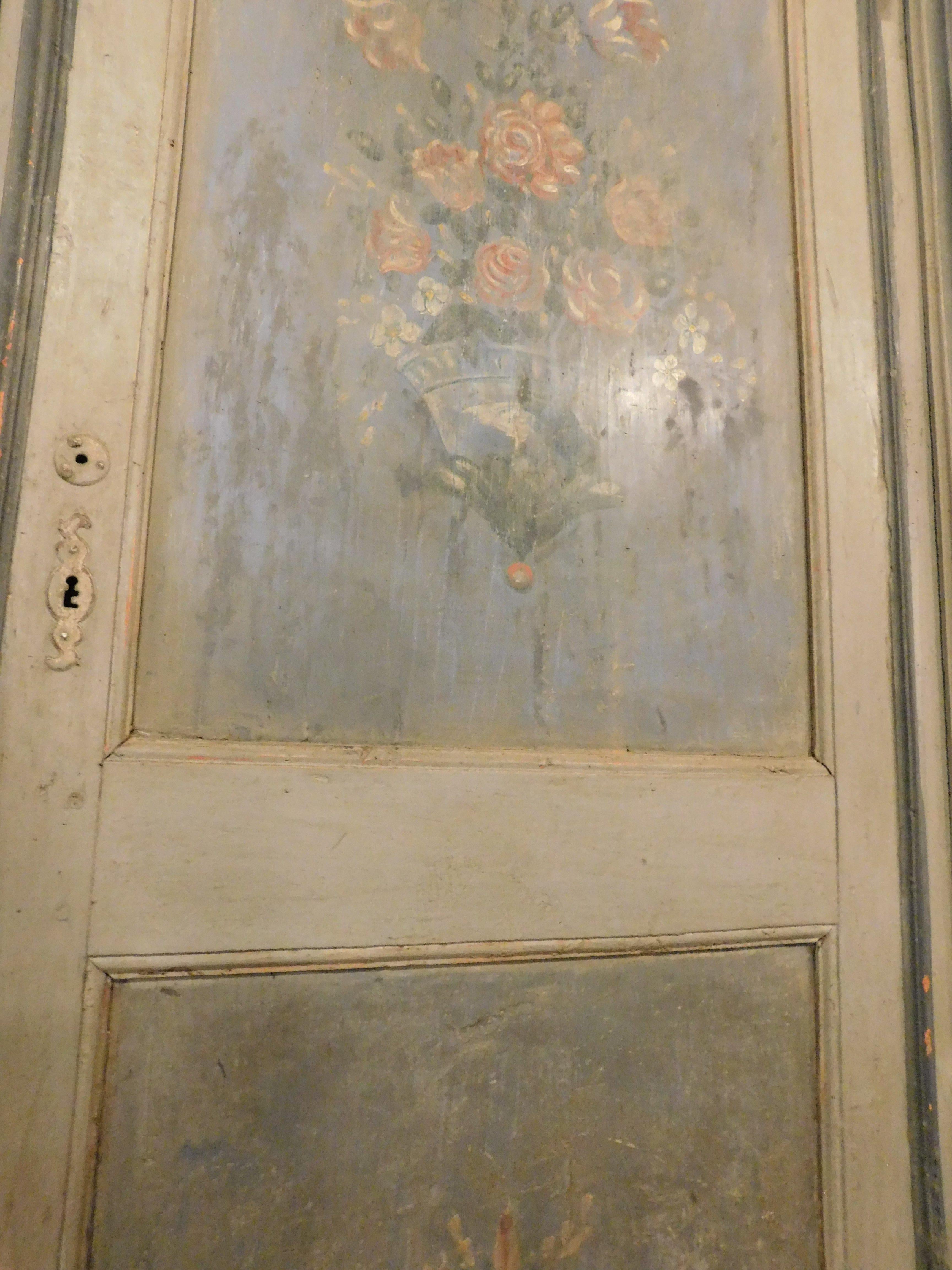 puerta arqueada lacada y pintada con marco, Italia en venta 1