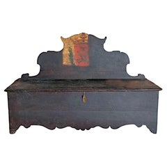 Banco Lacado y Pintado de 600' Toscana