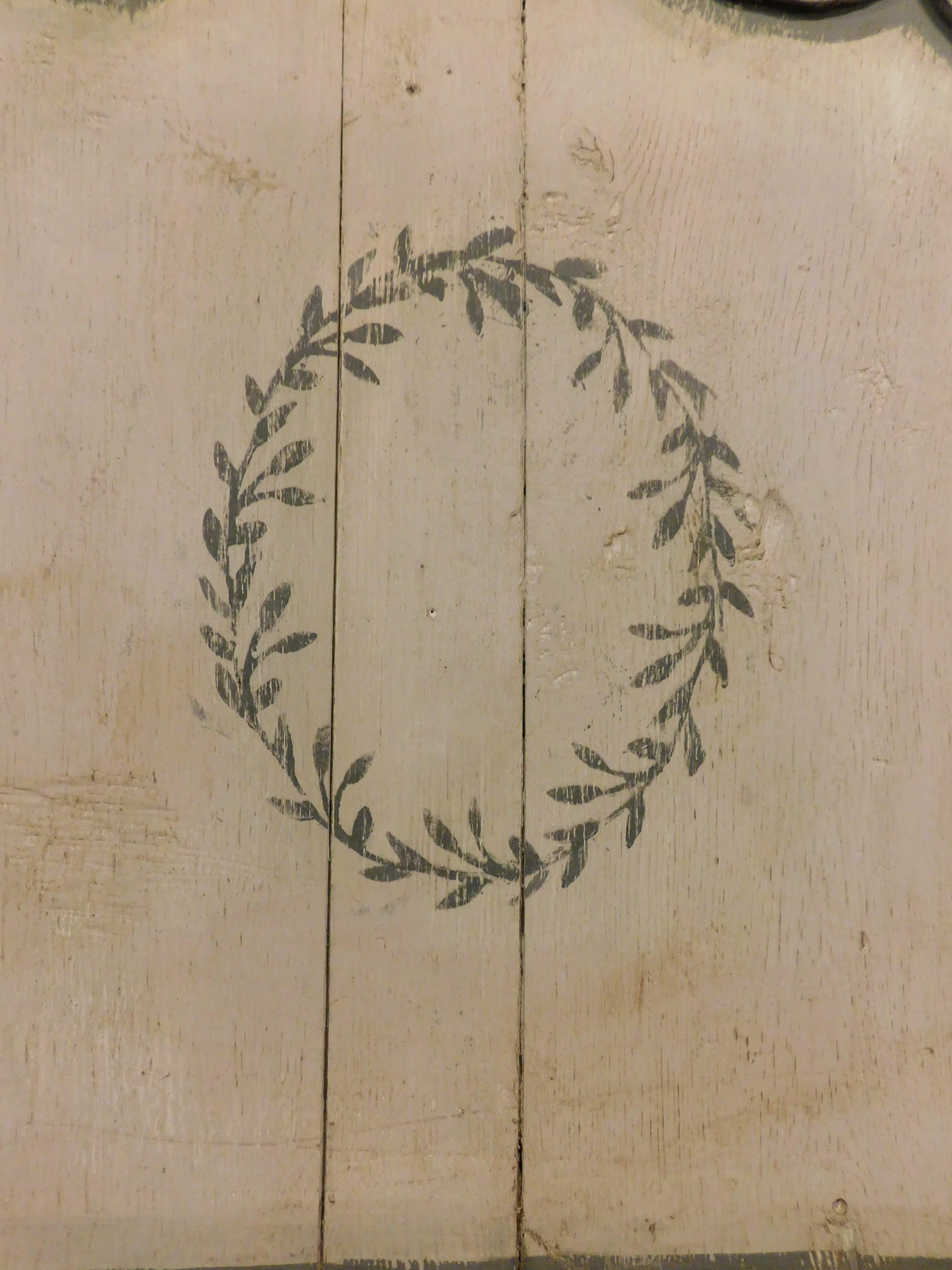 Porta in legno laccato e dipinto con forme geometriche barocche, Italia in vendita 4