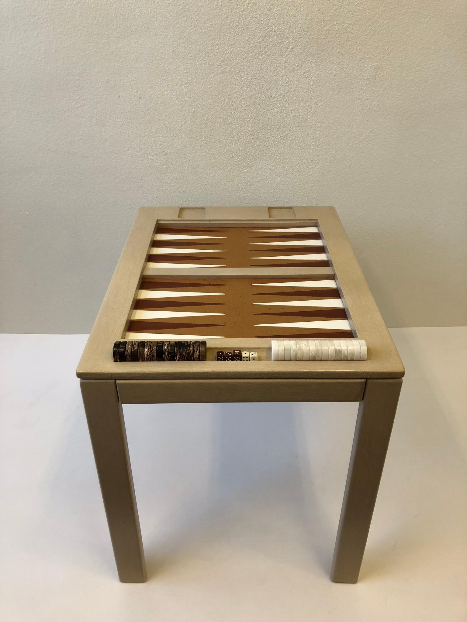 Lacquered Backgammon Table by Steve Chase 2