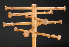 Lacquered Beech Coat Hanger by Nanna Ditzel