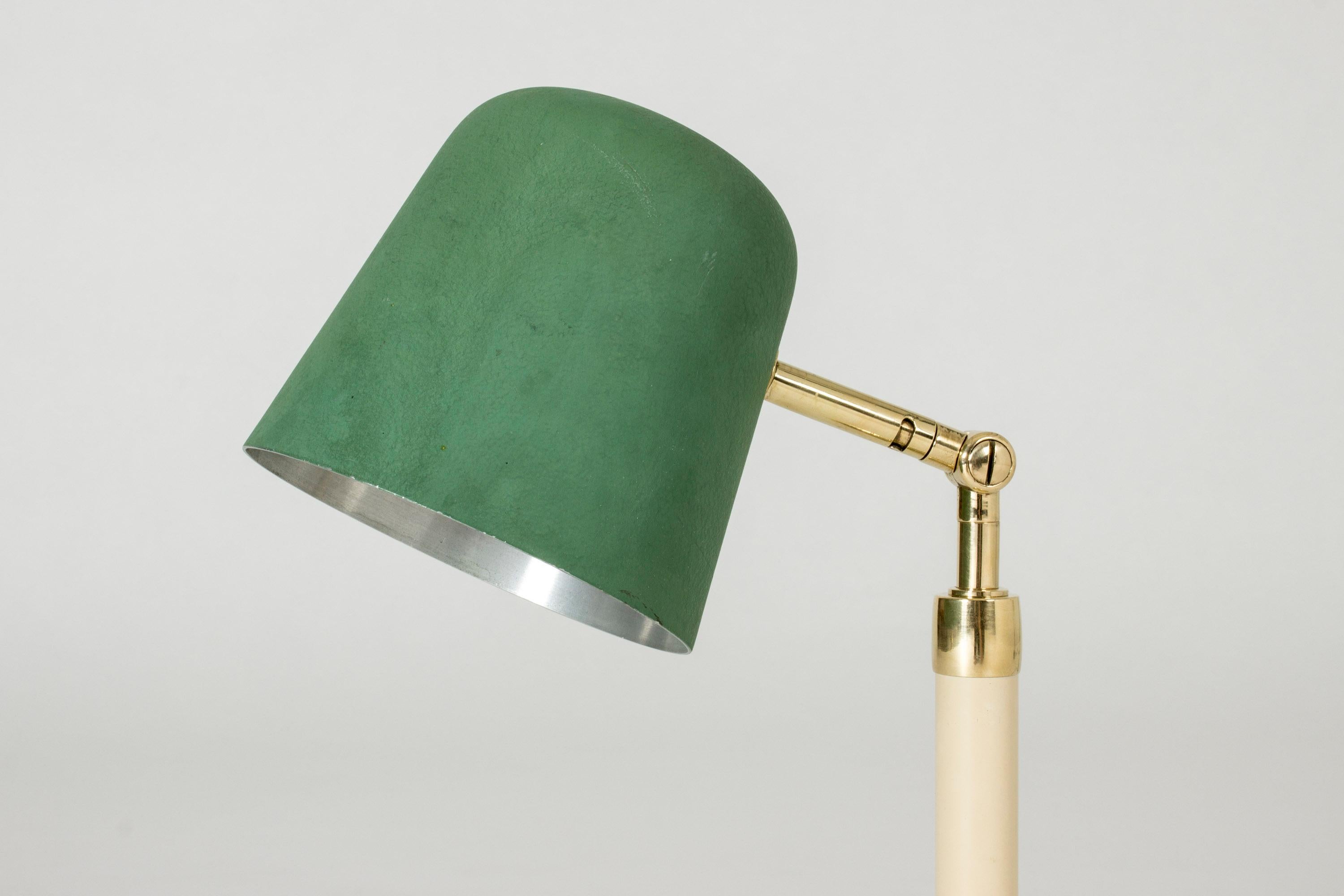Lacquered Brass Table Lamp by Bertil Brisborg In Good Condition In Stockholm, SE