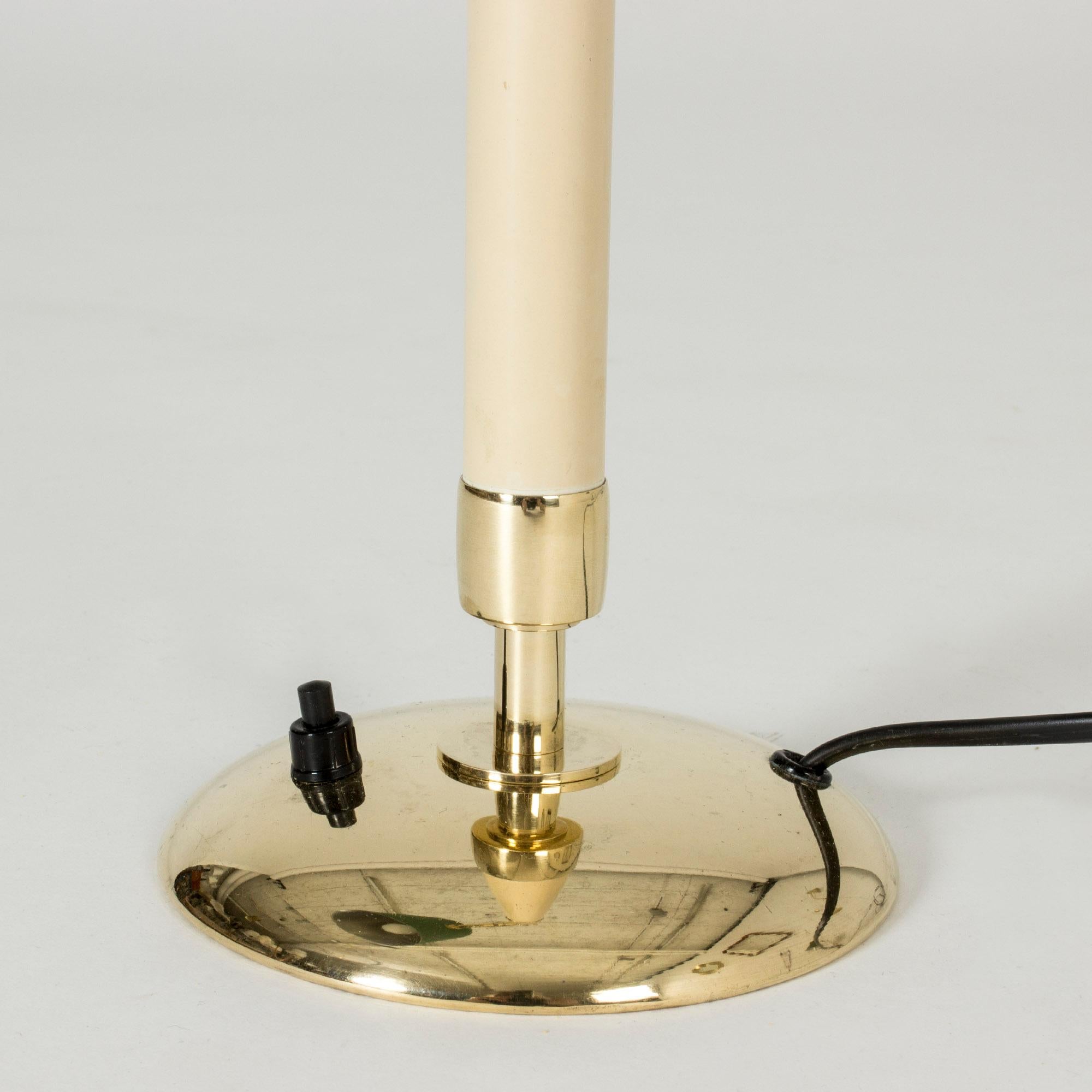 Lacquered Brass Table Lamp by Bertil Brisborg 1