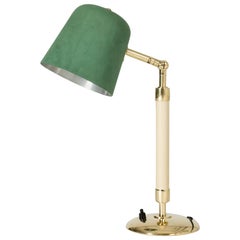 Lacquered Brass Table Lamp by Bertil Brisborg