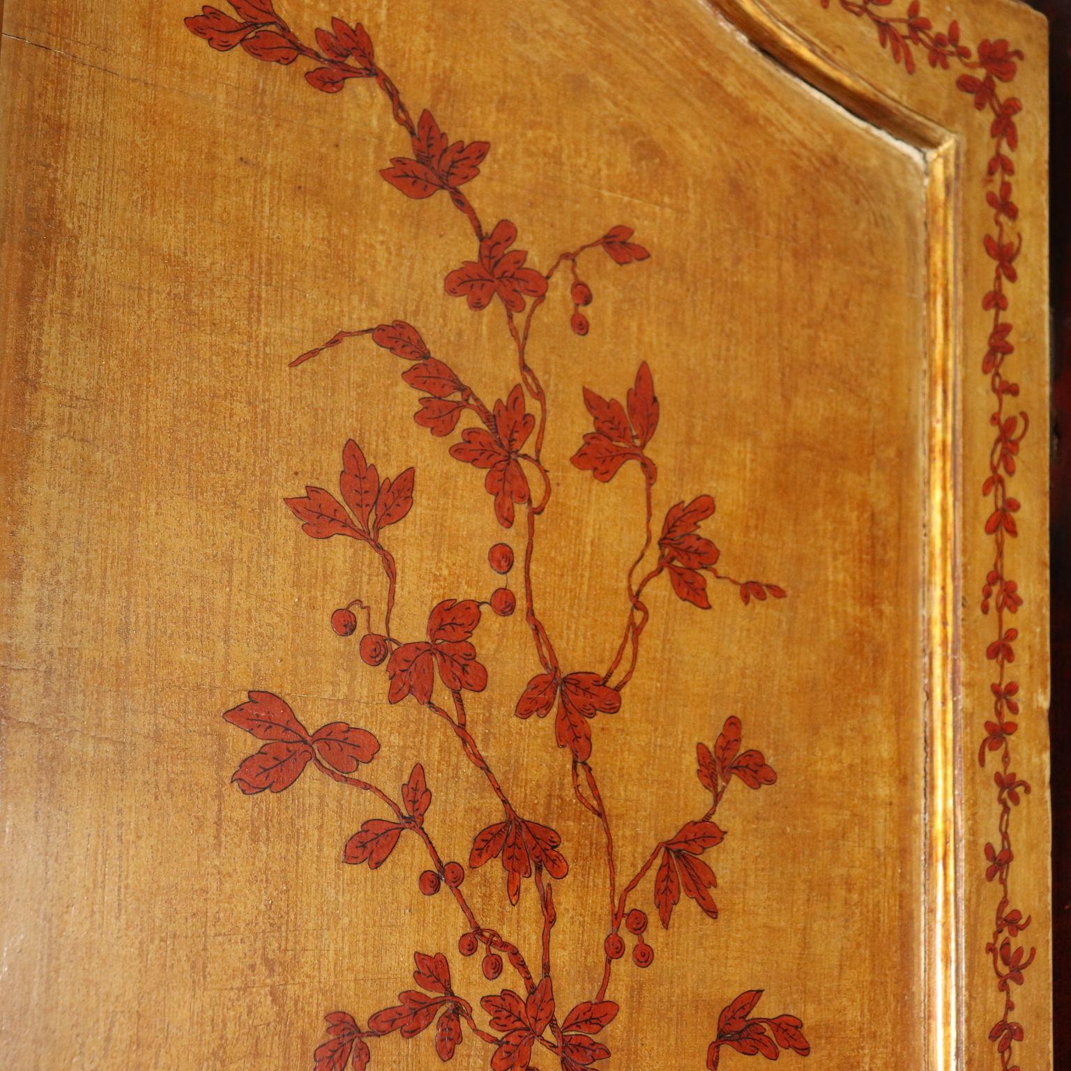 Lacquered Bureau Bookcase Piedmont, Italy, Mid-18th Century 9