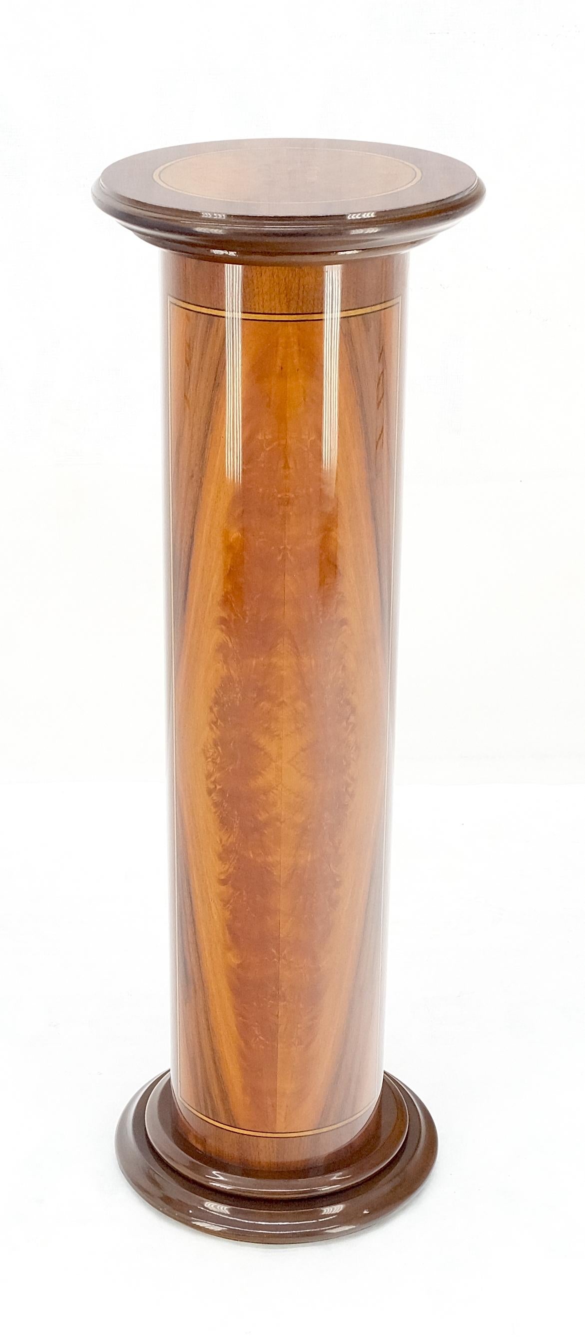 20ième siècle Table à lampe en bois de ronce laqué moderne du milieu du siècle MINT en vente