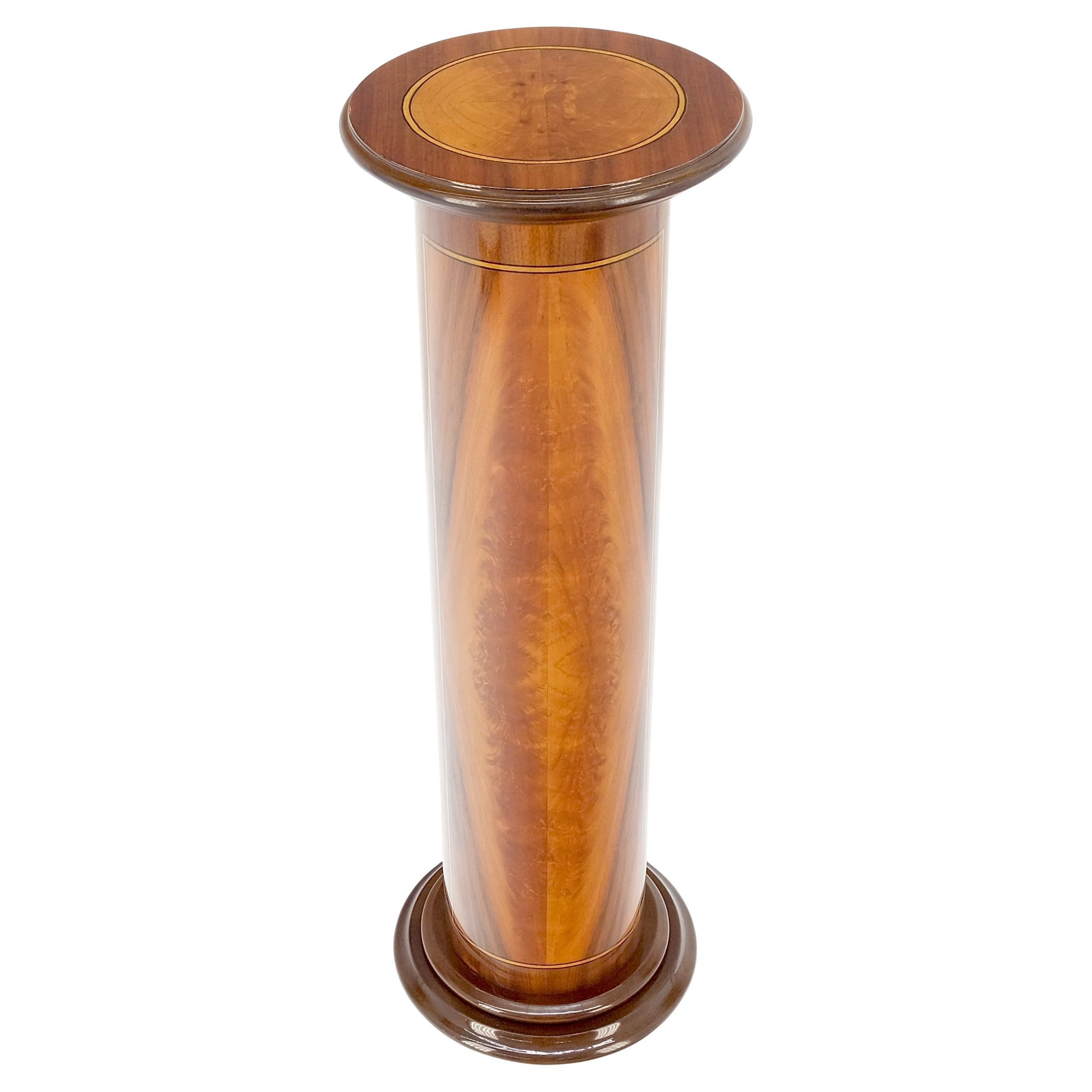 Lámpara alta de pie de sobremesa de madera de burl lacada de mediados de siglo MENTA