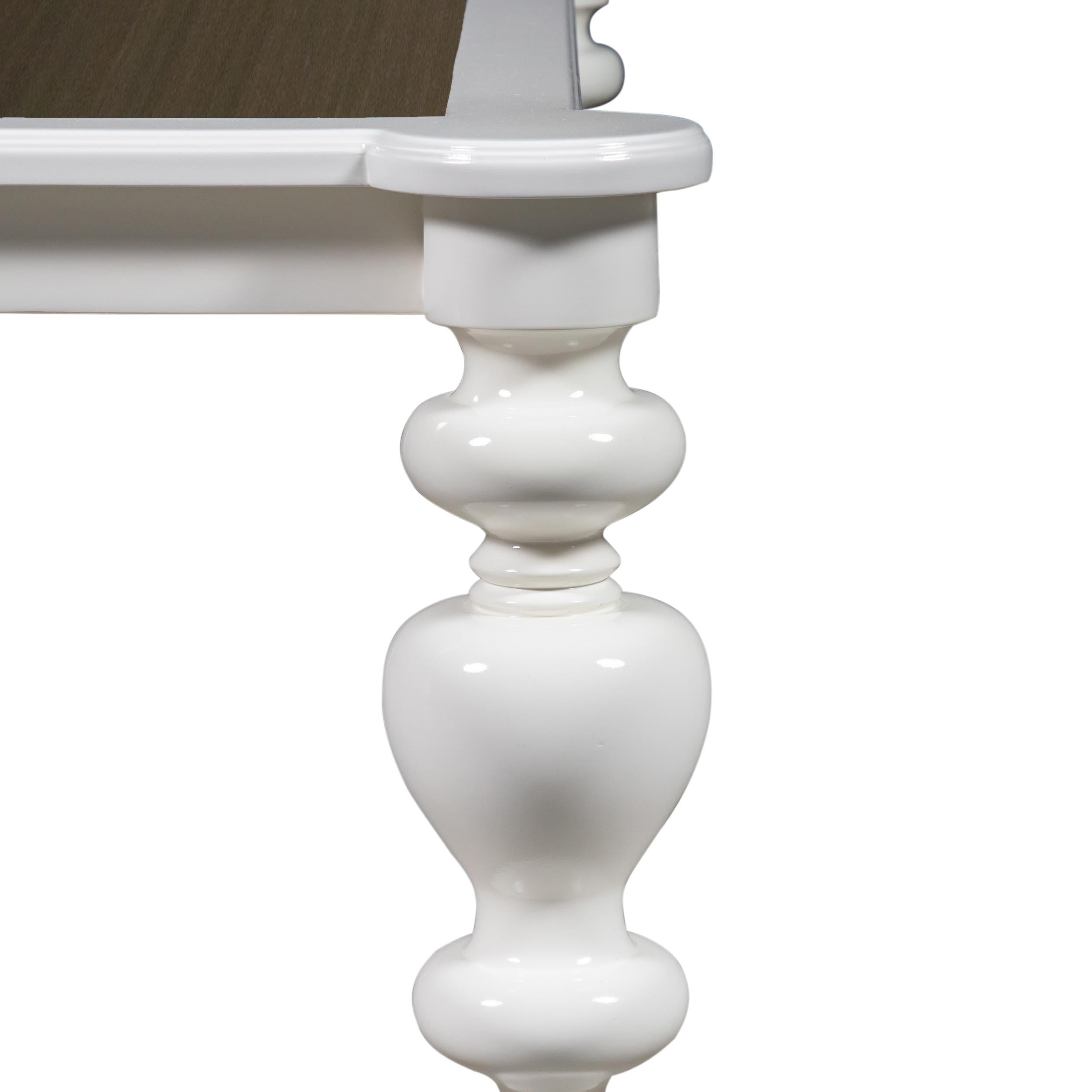 Lacquered Cocktail Table with Metal Inlay and Arabesque Turned Legs For Sale 3