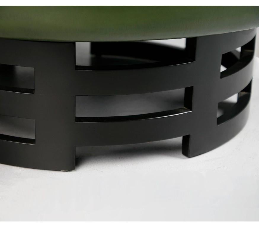 Wood Lacquered Coffee Table by Muller & Berringer for Kittinger For Sale