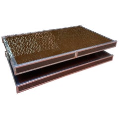 Lacquered Coffee Table by Willy Rizzo, circa 1974