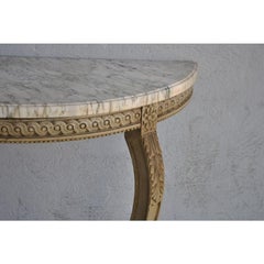 Lacquered Console Louis XVI, Early Twentieth