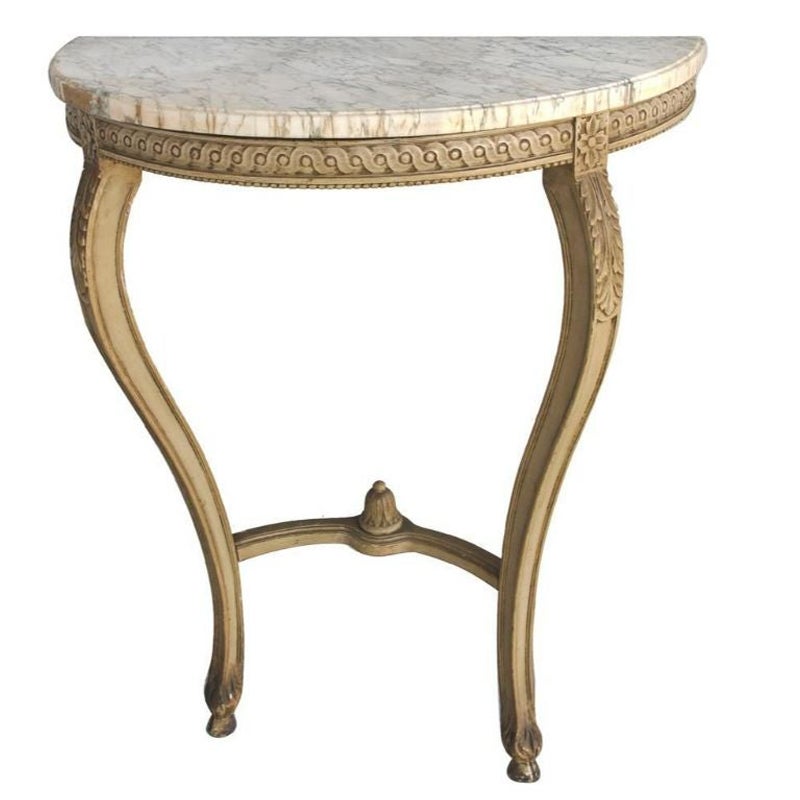 Lacquered Console Louis XVI, Early Twentieth