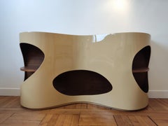 Lackierte Konsole – Weltraumzeitalter – Italien, 70er-Jahre