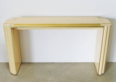 Lacquered Console Table by Alain Delon for Maison Jansen