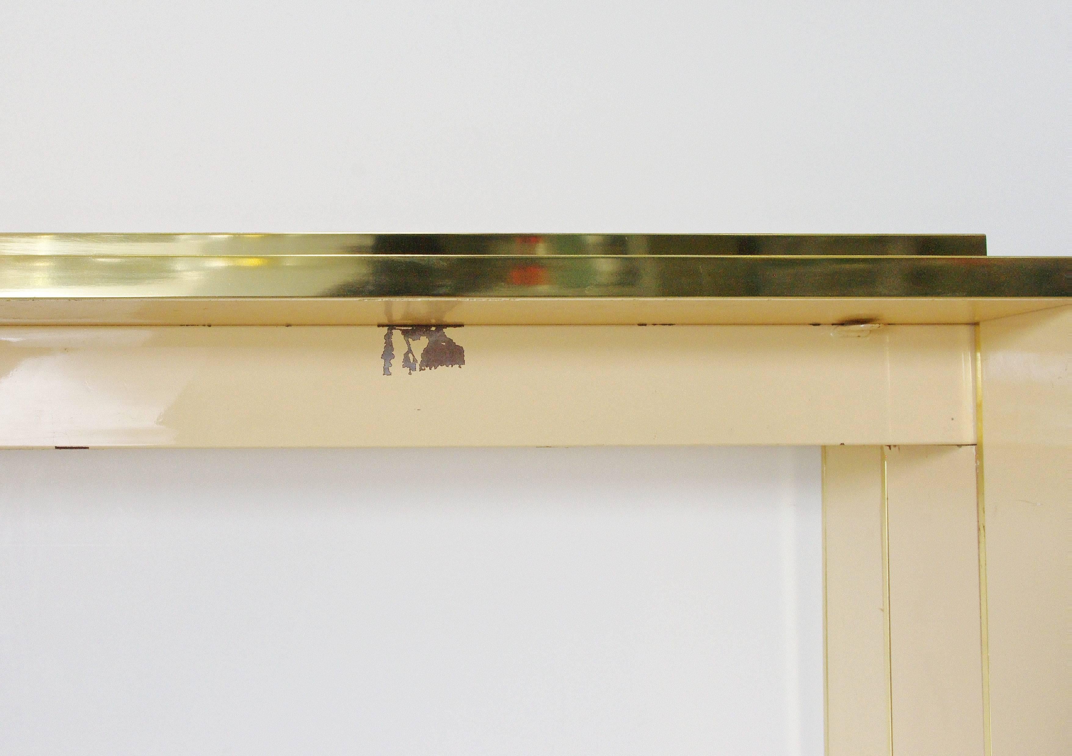 Lacquered Console Table by Alain Delon for Maison Jansen 3
