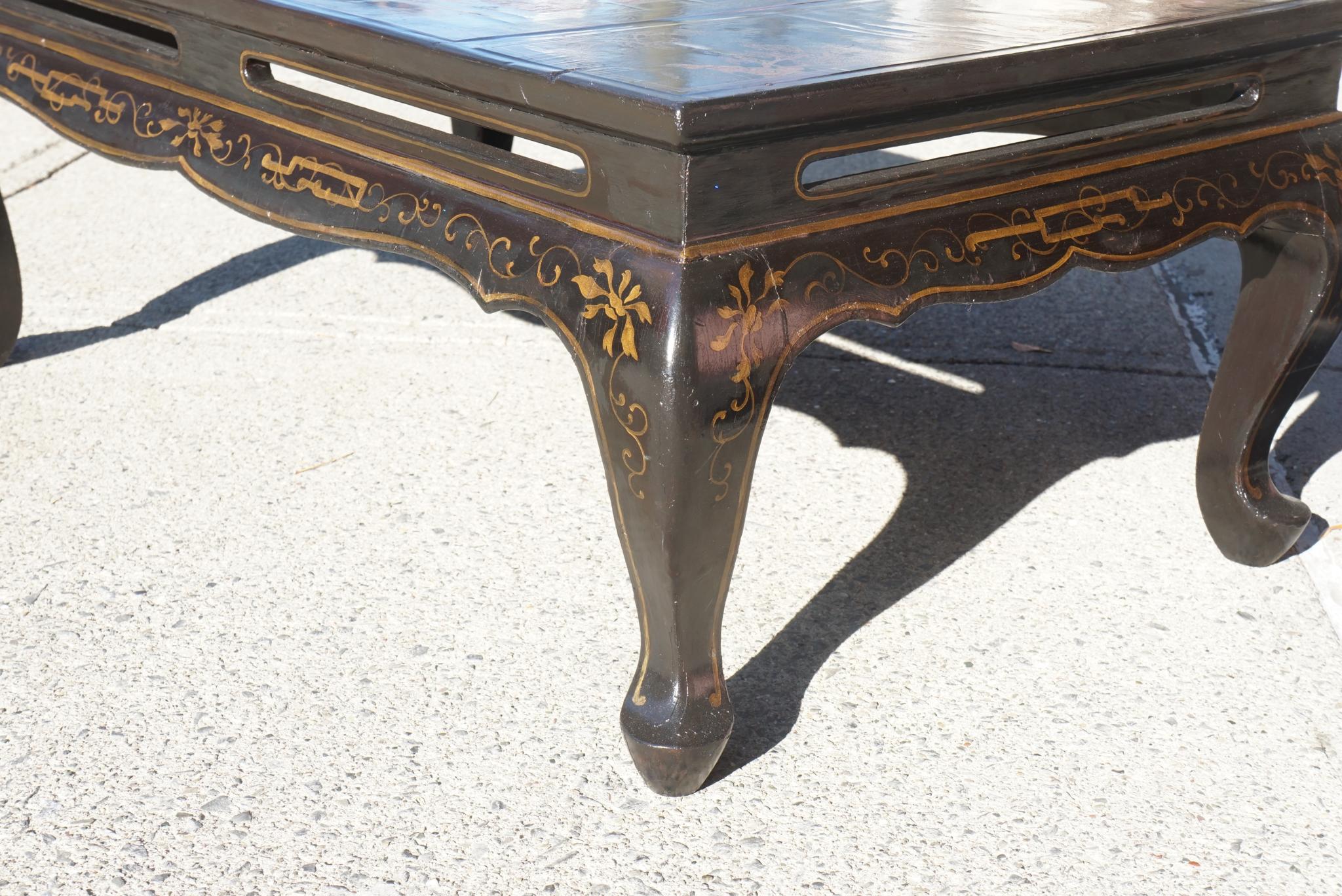 Lacquered Early 20th Century Chinoiserie Coffee Table from Michael Smith 2
