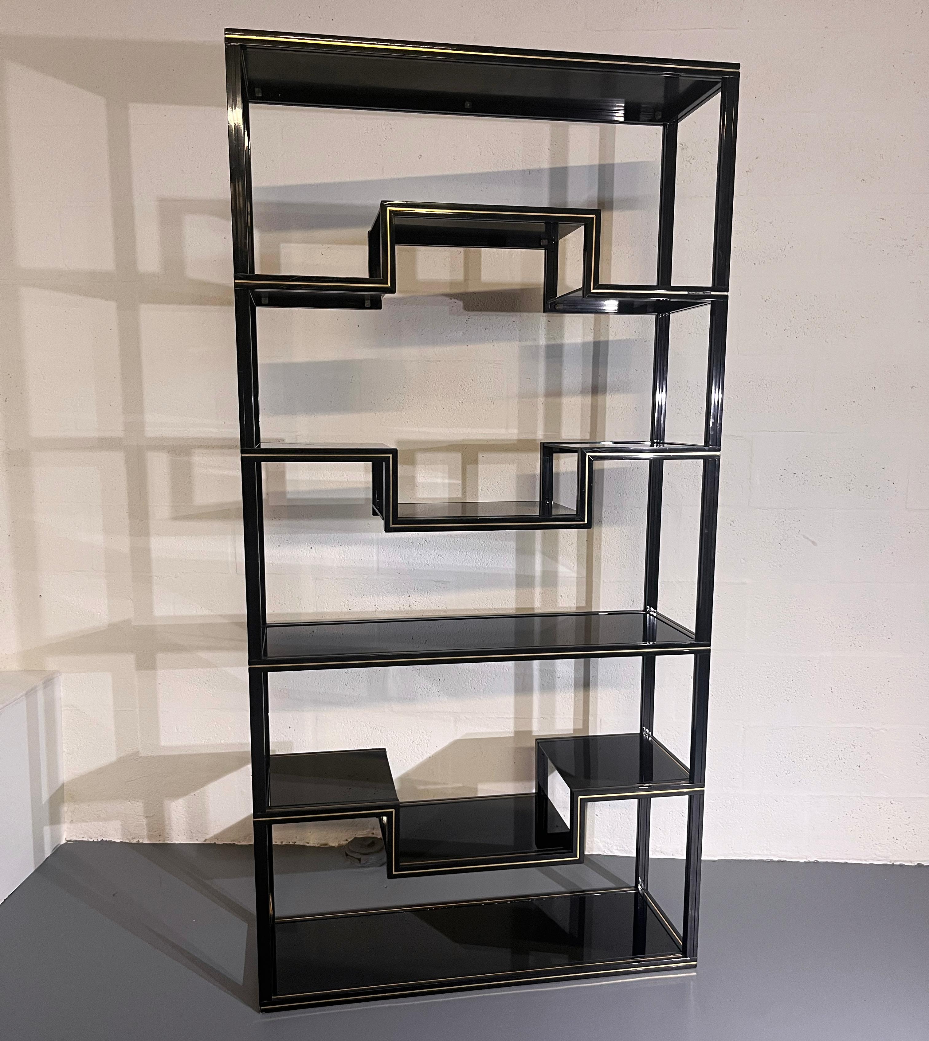 Late 20th Century Lacquered Etagere Shelves by Pierre Vandel, 1970s For Sale
