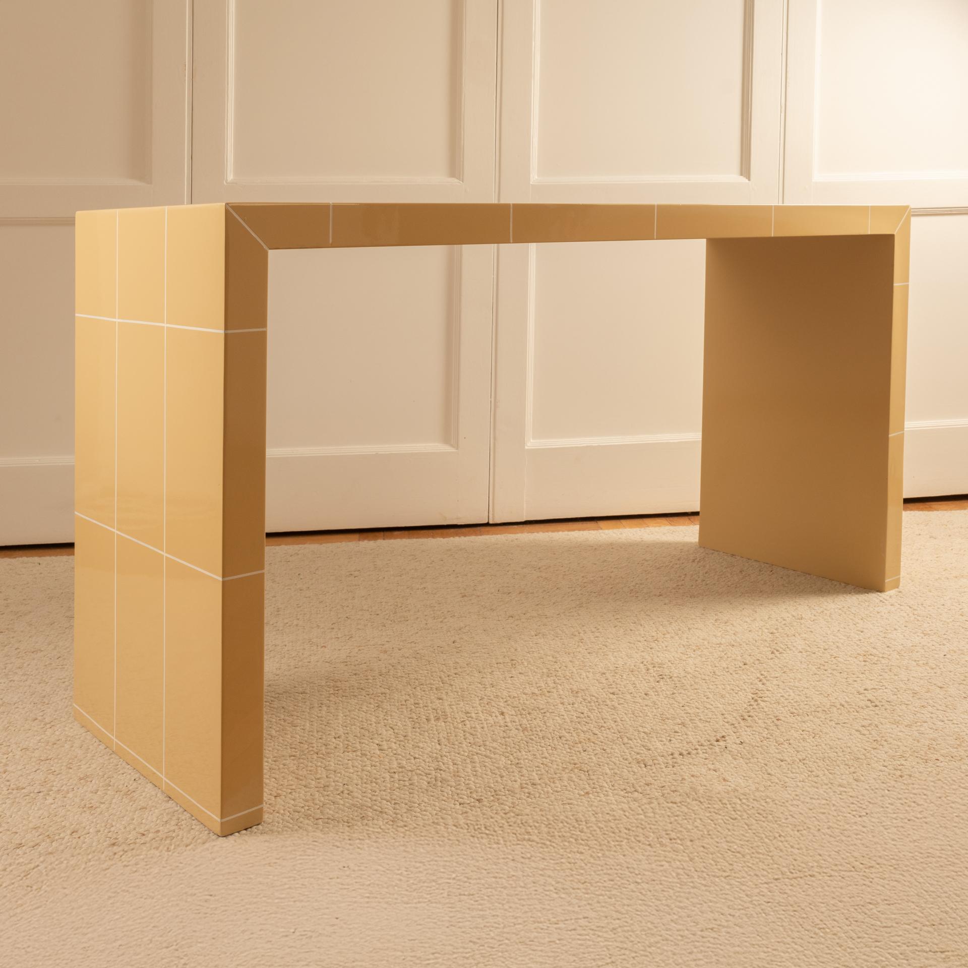 French Lacquered french console For Sale