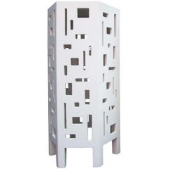 Lacquered Geometric Side Table Lacquered Geometric Side Table