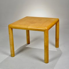 Lacquered Goat Skin Table by Karl Springer