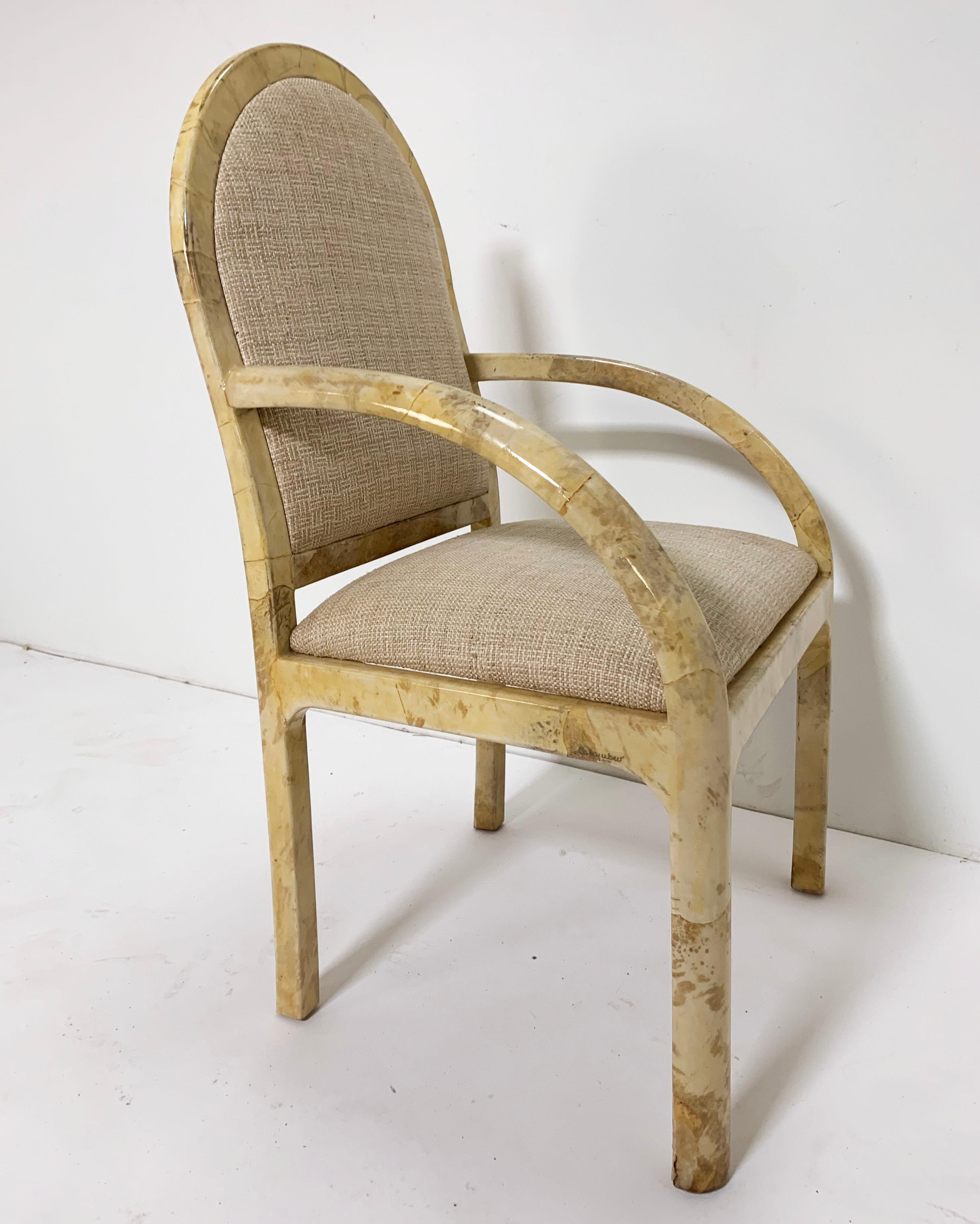 Lacquered Goatskin Armchair, Made in Colombia, circa 1970s 2