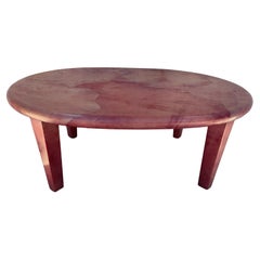 Lacquered Goatskin Cocktail Table by Enrique Garcia, In Style of Karl Springer