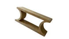 Lacquered Goatskin Console Table by Sally Sirkin Lews