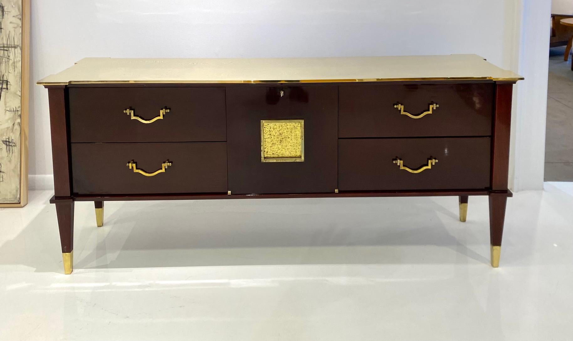 Lacquered Mahogany Cabinet by Roberto & Mito Block 7