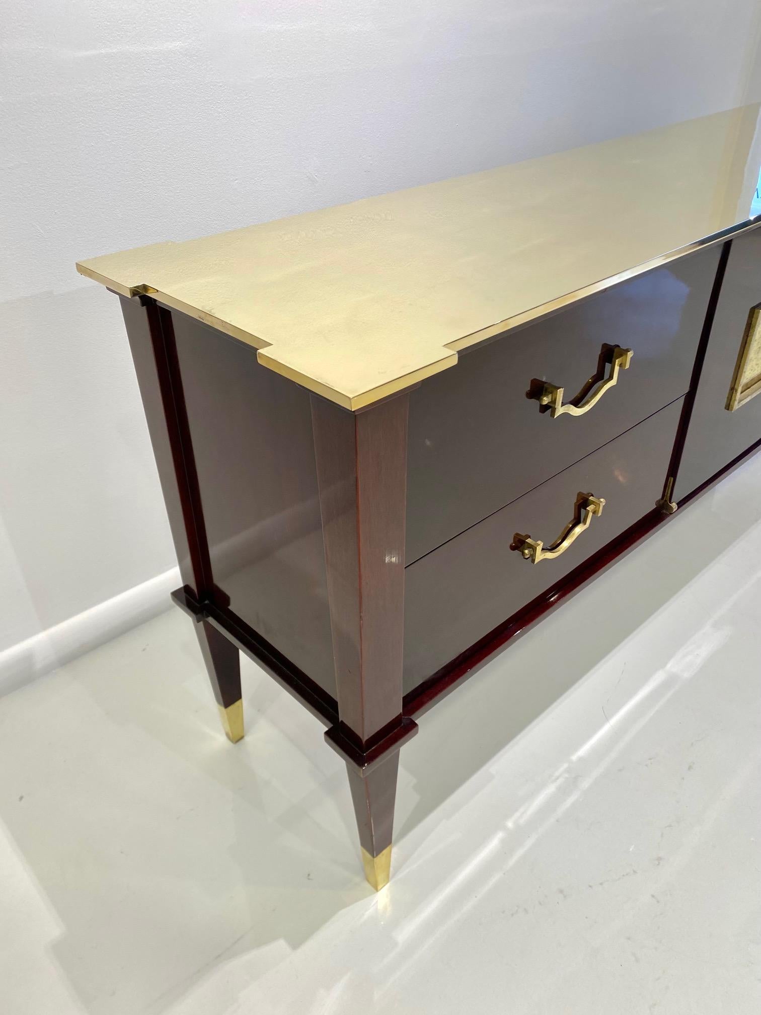Lacquered Mahogany Cabinet by Roberto & Mito Block 11