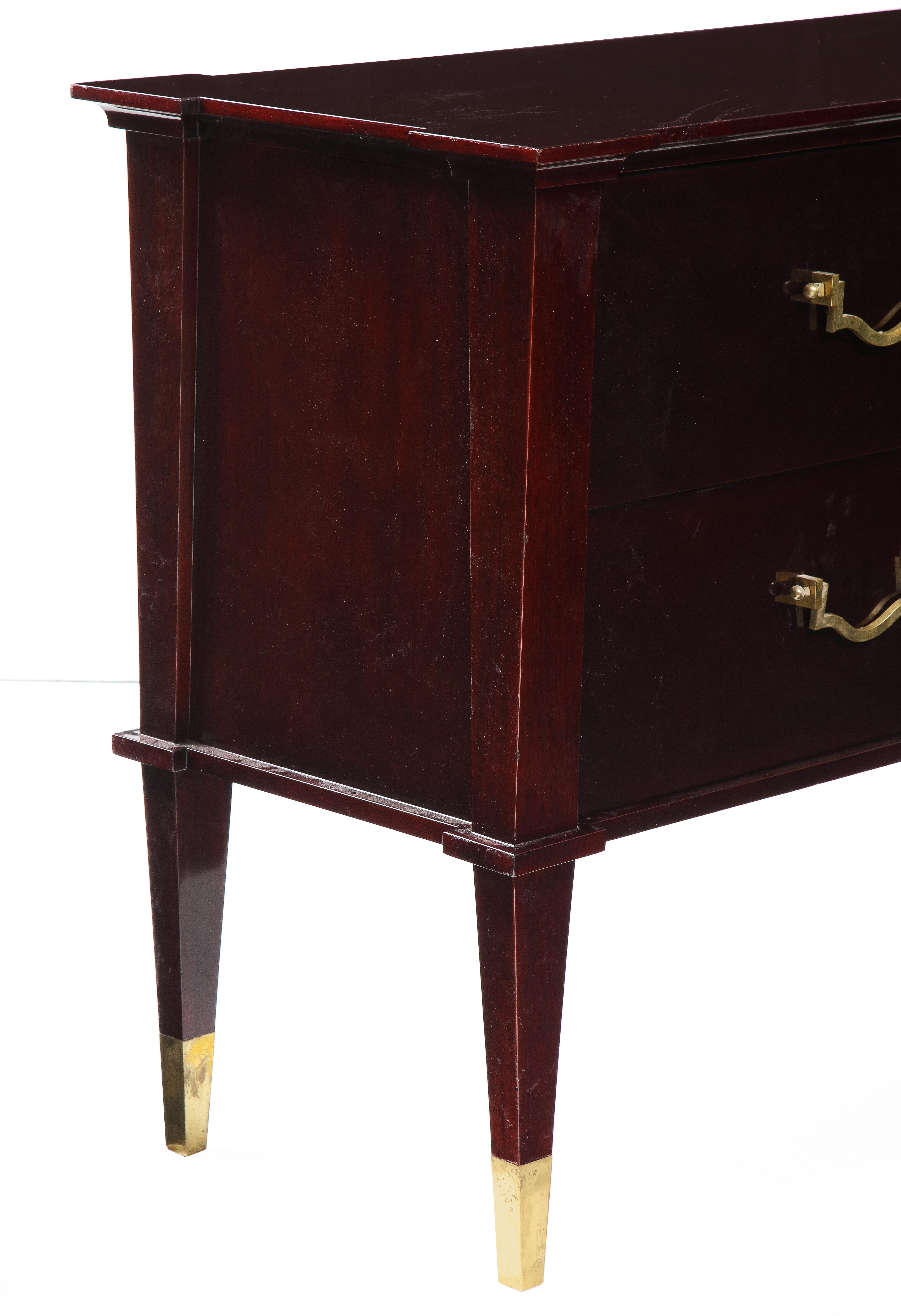 Lacquered Mahogany Cabinet by Roberto & Mito Block For Sale 3
