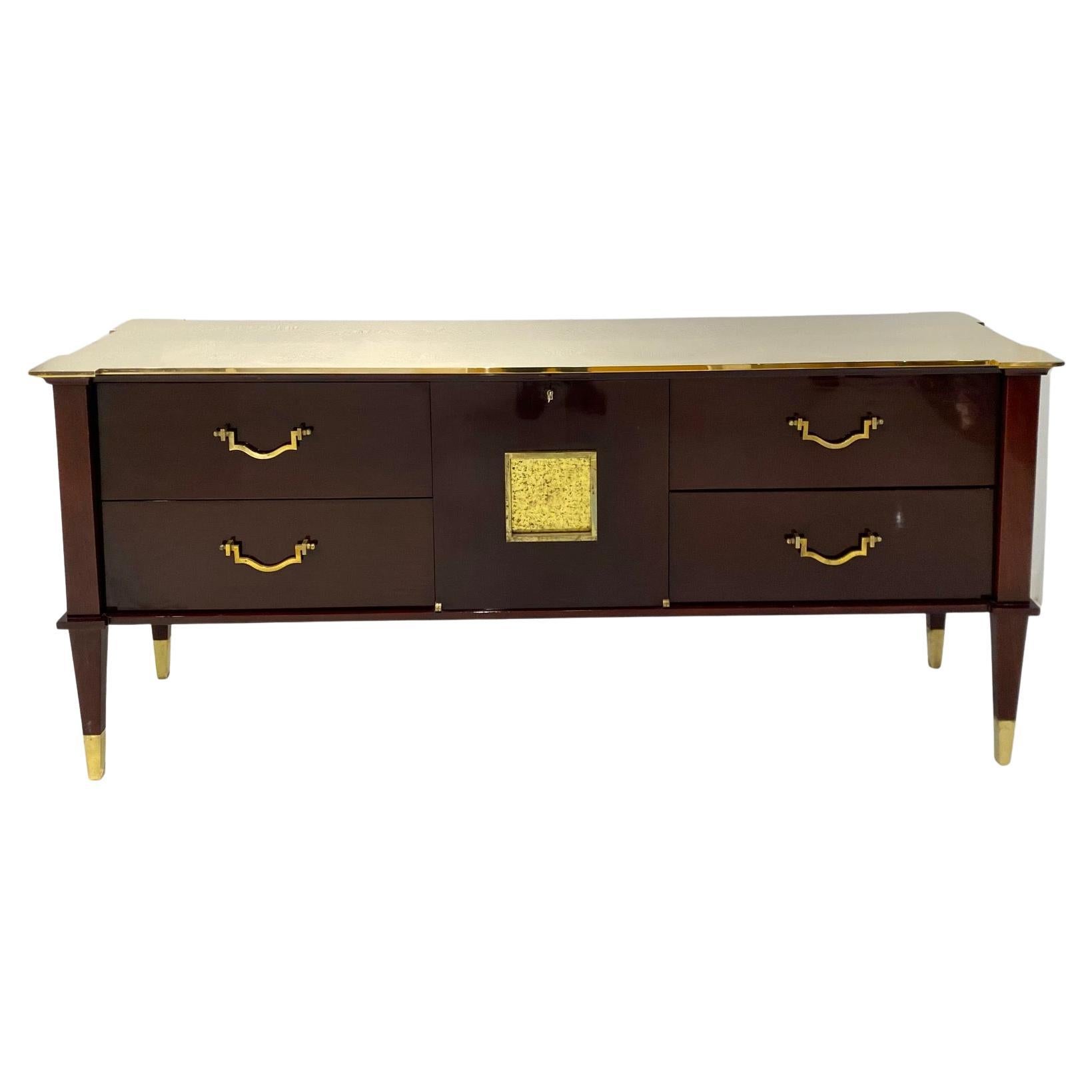 Lacquered Mahogany Cabinet by Roberto & Mito Block